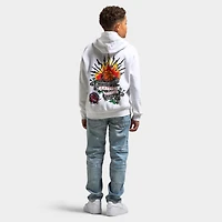 Mitchell & Ness Juniors' Tattoo Style Graphic Hoodie / White