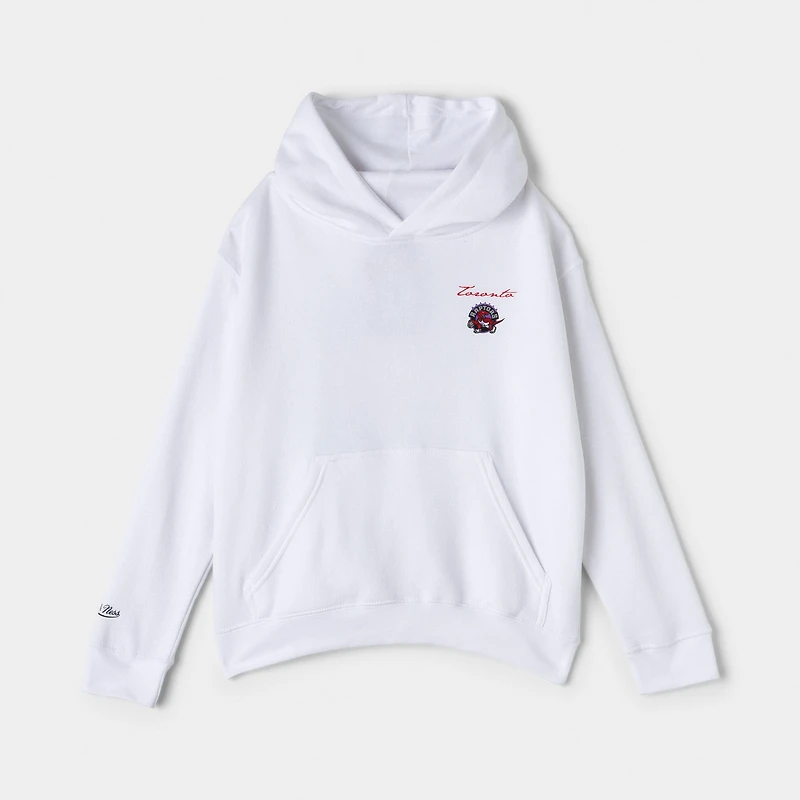Mitchell & Ness Juniors' Tattoo Style Graphic Hoodie / White