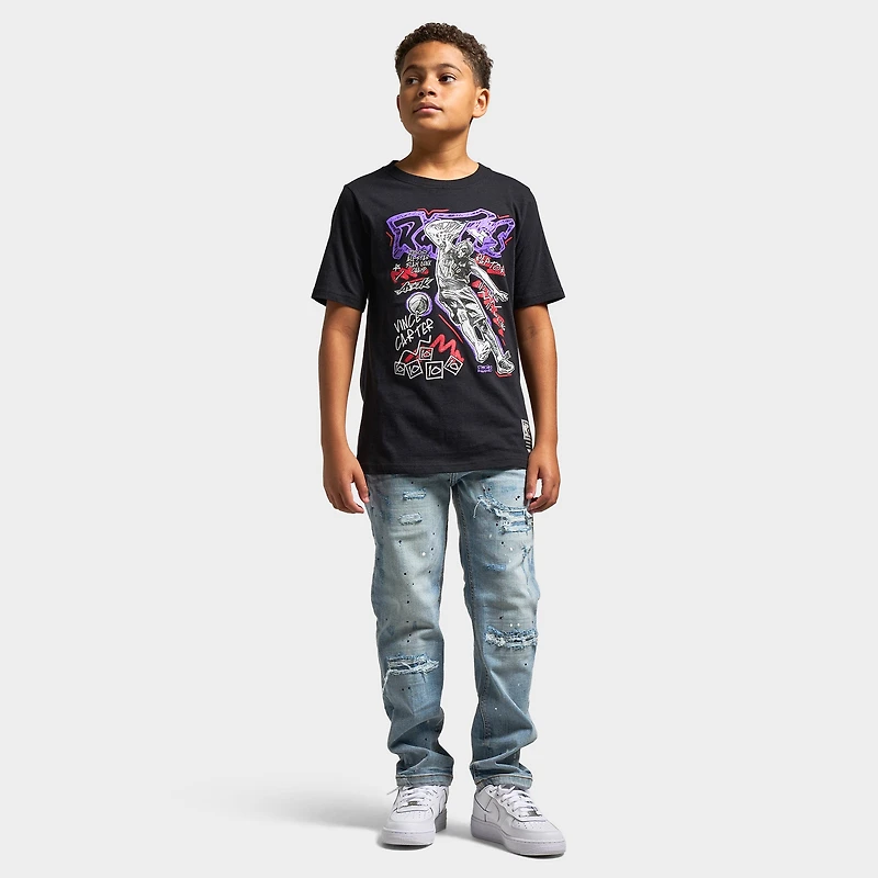 Mitchell & Ness Juniors' Chalk Carter Vince Graphic Tee / Black