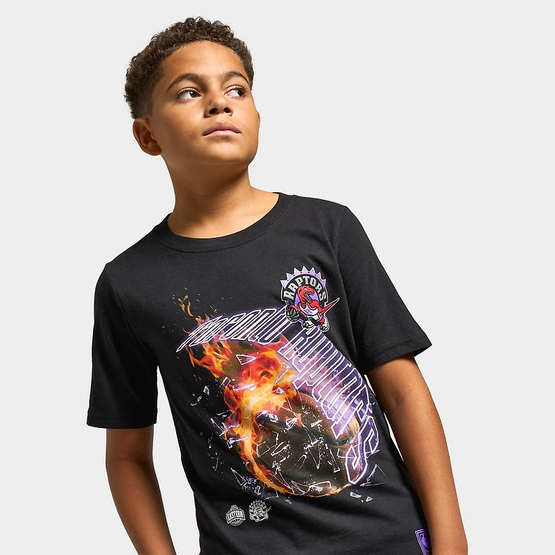 Mitchell & Ness Juniors' Raptors Meteor Tee / Black