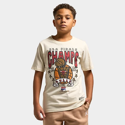 Mitchell & Ness Juniors' NBA Champions Tee / White