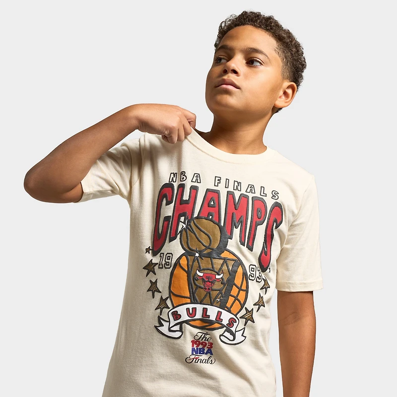 Mitchell & Ness Juniors' NBA Champions Tee / White