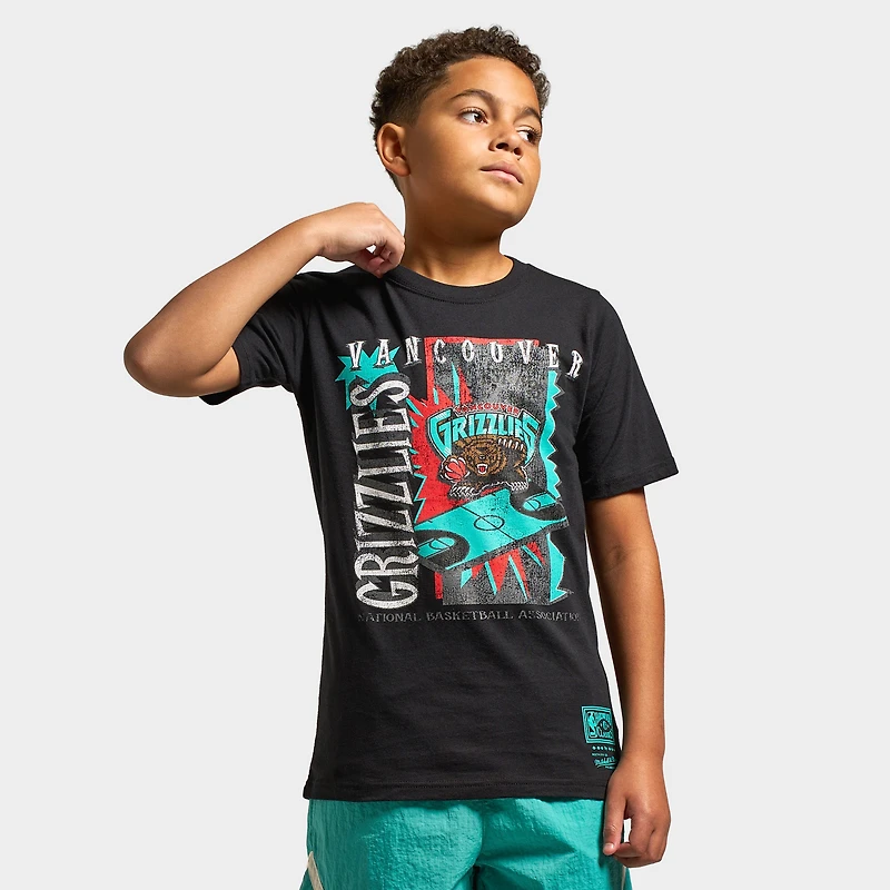 Mitchell & Ness Juniors' Vancouver Grizzlies Graphic Tee / Black