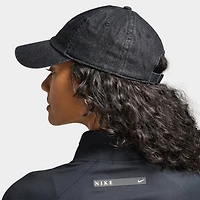 Nike Club Unstructured Denim Cap Black / White