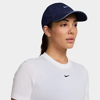 Nike Club Unstructured Denim Cap College Navy / White