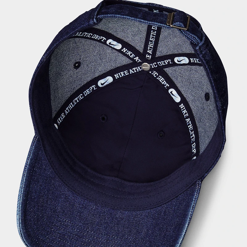 Nike Club Unstructured Denim Cap College Navy / White