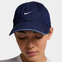 Nike Club Unstructured Denim Cap College Navy / White