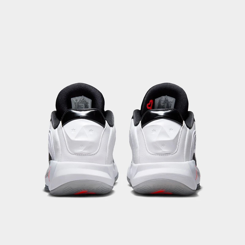 Jordan Luka 4 White / Bright Crimson - Black