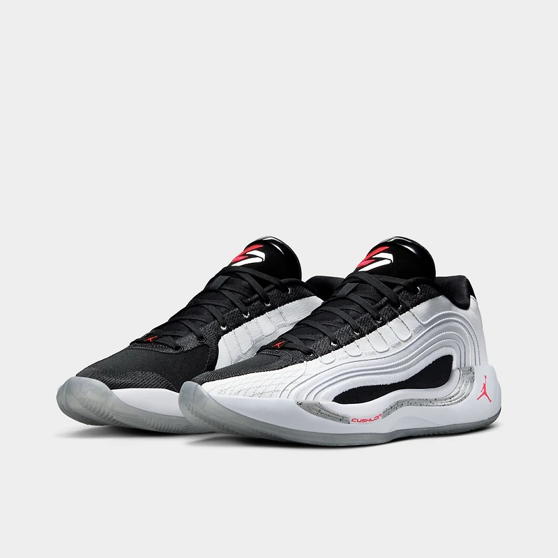 Jordan Luka 4 White / Bright Crimson - Black