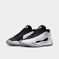 Jordan Luka 4 White / Bright Crimson - Black
