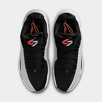 Jordan Luka 4 White / Bright Crimson - Black