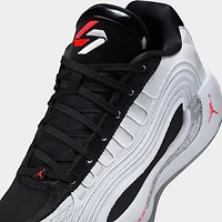 Jordan Luka 4 White / Bright Crimson - Black