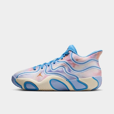 Jordan Tatum Junior' Boys 3 GS University Blue / Camellia - Pale Ivory