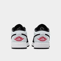 Jordan 1 Low SE GS White / Fire Red - Black