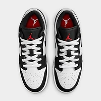 Jordan 1 Low SE GS White / Fire Red - Black