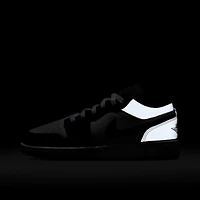 Jordan 1 Low SE GS White / Fire Red - Black