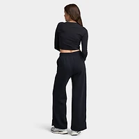 Nike Sporstwear Women's Chill Knit Long Sleeve Crop Black / Sail