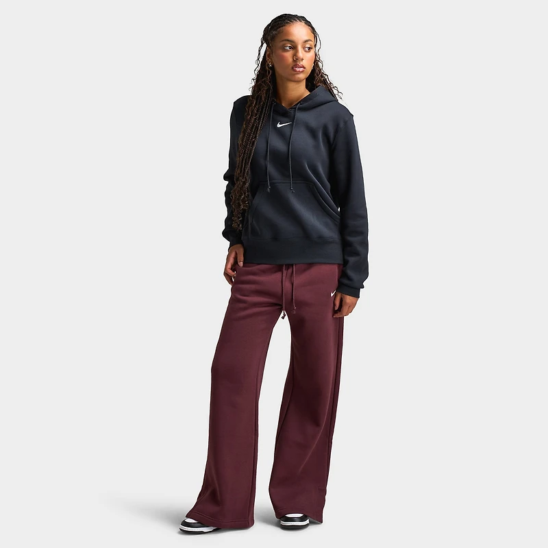 Nike Sportswear Women's Phoenix Fleece Pullover Hoodie Black / Sail