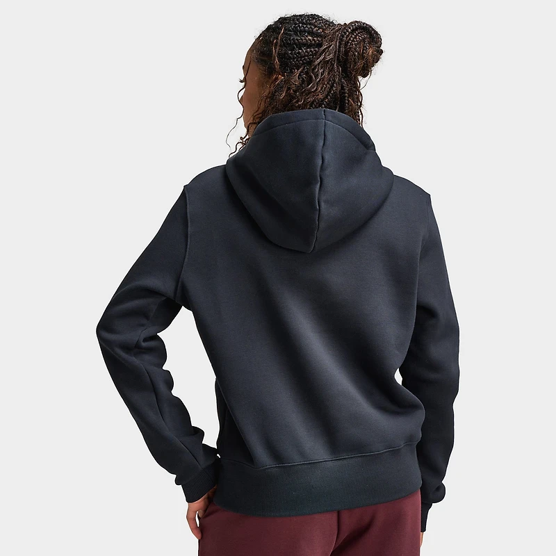 Nike Sportswear Women's Phoenix Fleece Pullover Hoodie Black / Sail