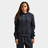 Nike Sportswear Women's Phoenix Fleece Pullover Hoodie Black / Sail