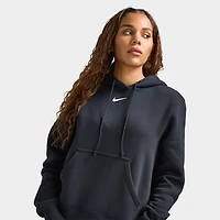 Nike Sportswear Women's Phoenix Fleece Pullover Hoodie Black / Sail
