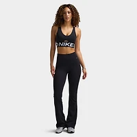 Nike Pro Femmes Indy Soutien-gorge plongeant Bold / Noir