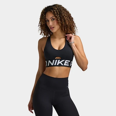 Nike Pro Women's Indy Plunge Bra Bold / Black