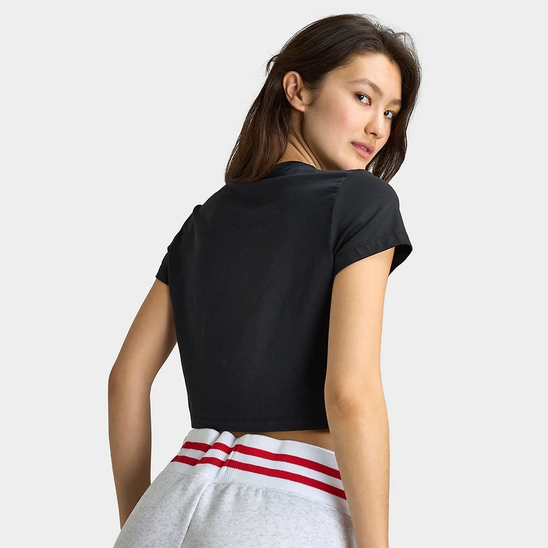 Nike Sportswear Women's Chill Knit Crop T-Shirt Black /