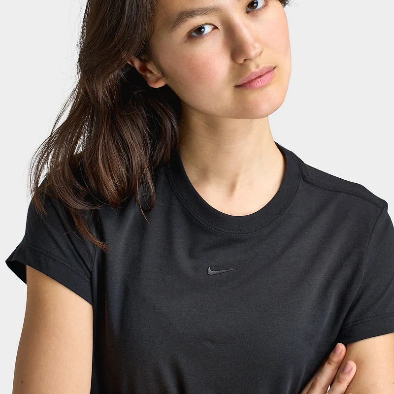 Nike Sportswear Women's Chill Knit Crop T-Shirt Black /
