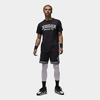 Jordan Dri-FIT Mesh Diamond Shorts Black / White