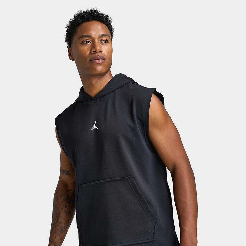 Jordan Sport Crossover Dri-FIT Sleeveless Pullover Hoodie Black / White