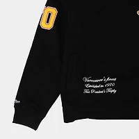 Mitchell & Ness Vancouver Canucks College Dropout Pullover Hoodie Black / Yellow