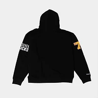 Mitchell & Ness Vancouver Canucks College Dropout Pullover Hoodie Black / Yellow