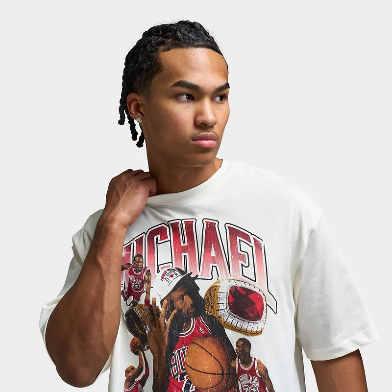 Jordan "Photo" Graphic Oversized T-Shirt Sail / Varsity Red