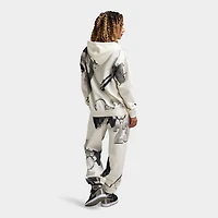 Jordan Women's Brooklyn All Over Print Hoodie Sail / Black