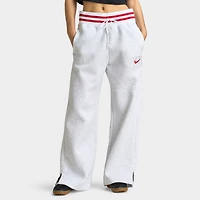 Nike Sportswear Women's High-Waisted Graphic Wide-Leg Pants / Birch Heather
