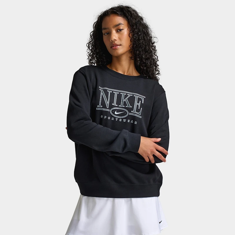 Nike Sportswear Women's Logo Crewneck / Black