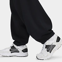 Nike Club Fleece French Terry Oversized Pants Black / White