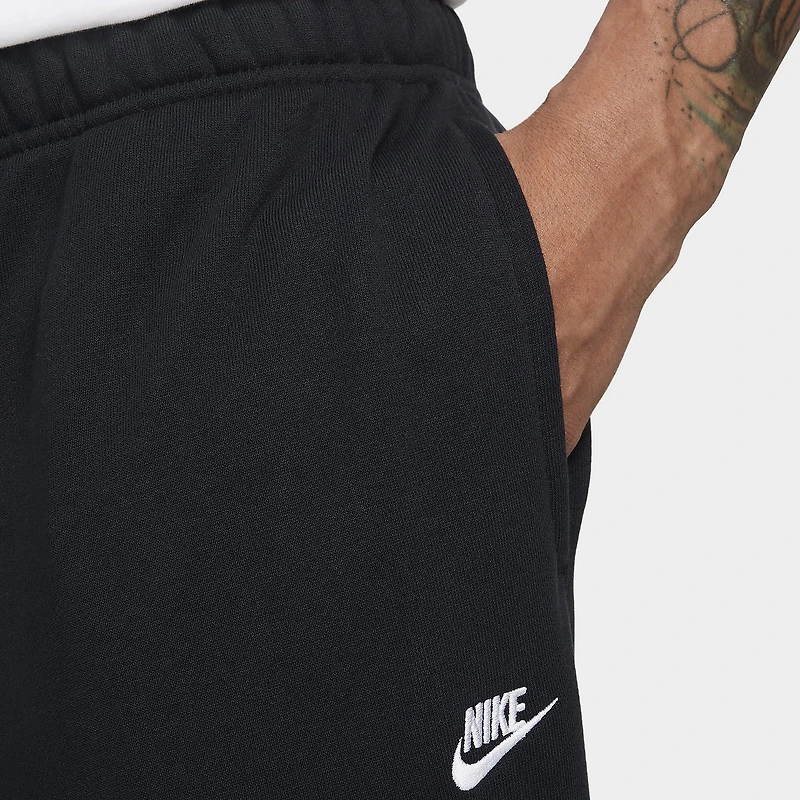 Nike Club Fleece French Terry Oversized Pants Black / White