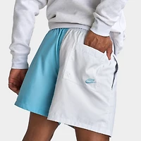 Nike Club 5" Flow Shorts Photon Dust / Denim Turq