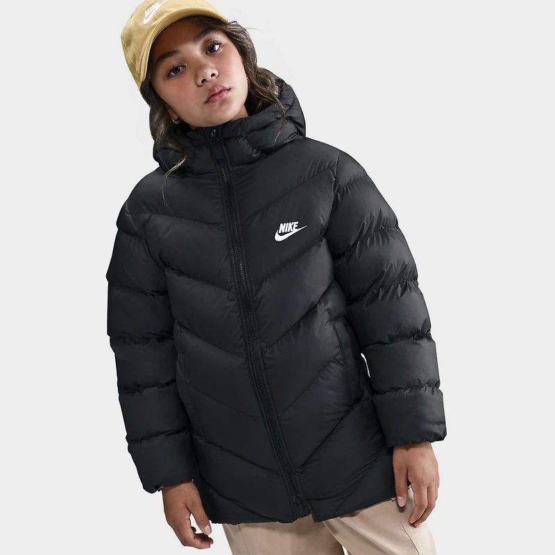 Nike Sportswear Juniors' ADP Therma-FIT Puffer Jacket Black / White