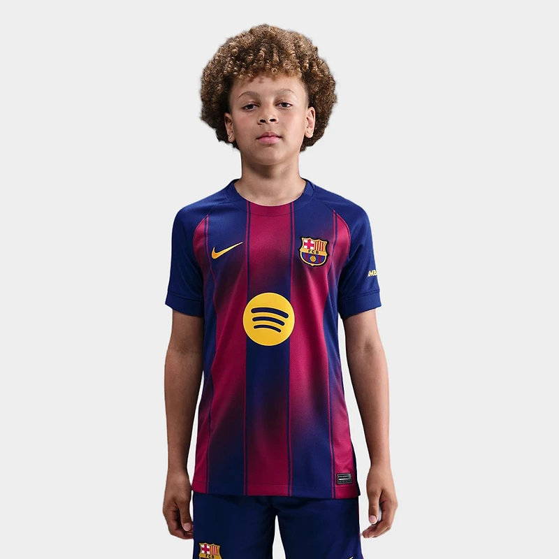 Nike Juniors' FCB 25/26 Jersey Stad / Deep Royal Blue