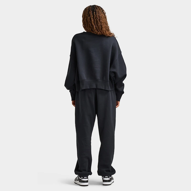 Nike Phoenix crewneck pour femme surdimensionné noir/anthracite