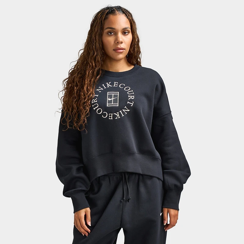 Nike Phoenix crewneck pour femme surdimensionné noir/anthracite