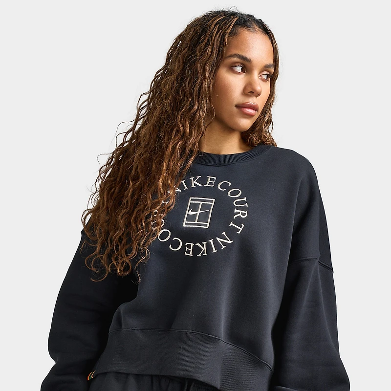 Nike Women's Phoenix Over-Oversized Crewneck Heritage Black / Anthracite