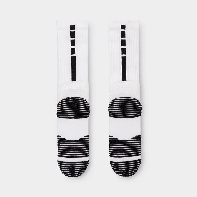 Nike Elite 2.0 Crew Basketball Socks / White