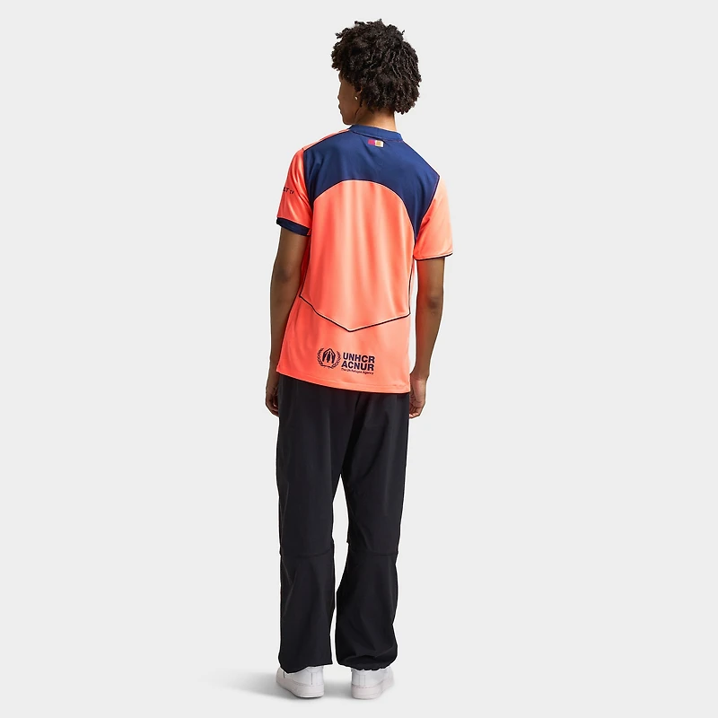 Nike FC Barcelona Dri-FIT 3R Jersey Bright Mango / Midnight Navy