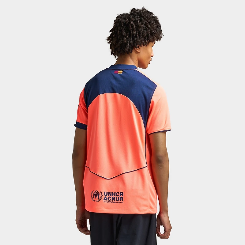 Nike FC Barcelona Dri-FIT 3R Jersey Bright Mango / Midnight Navy