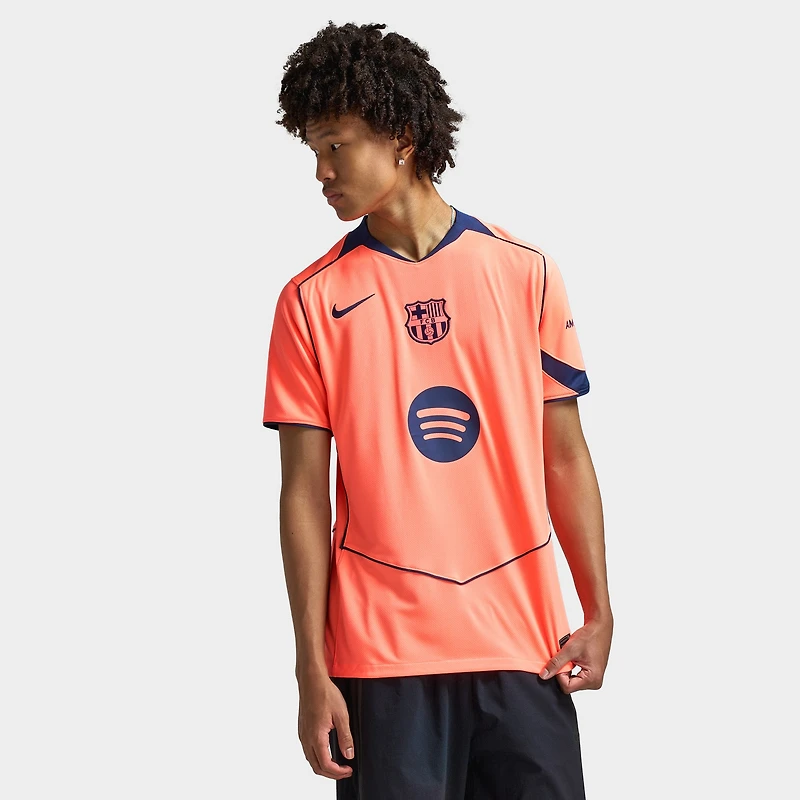 Nike FC Barcelona Dri-FIT 3R Jersey Bright Mango / Midnight Navy