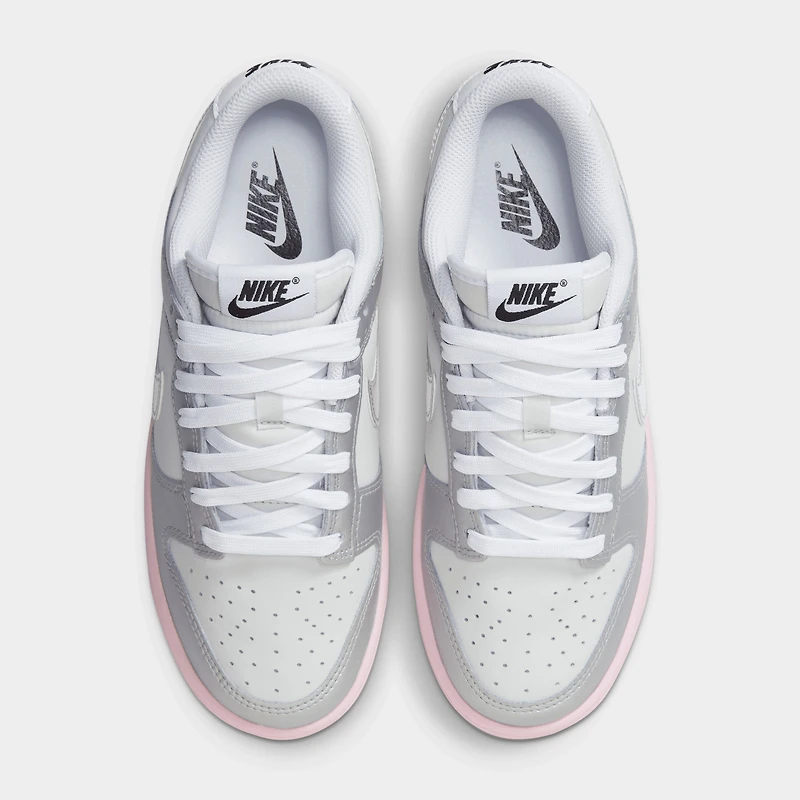 Nike Femmes Dunk Low LX Photon Dust / Argent métallique - Mousse rose